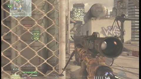 mw2 montage insane no scope at end game winning kill
