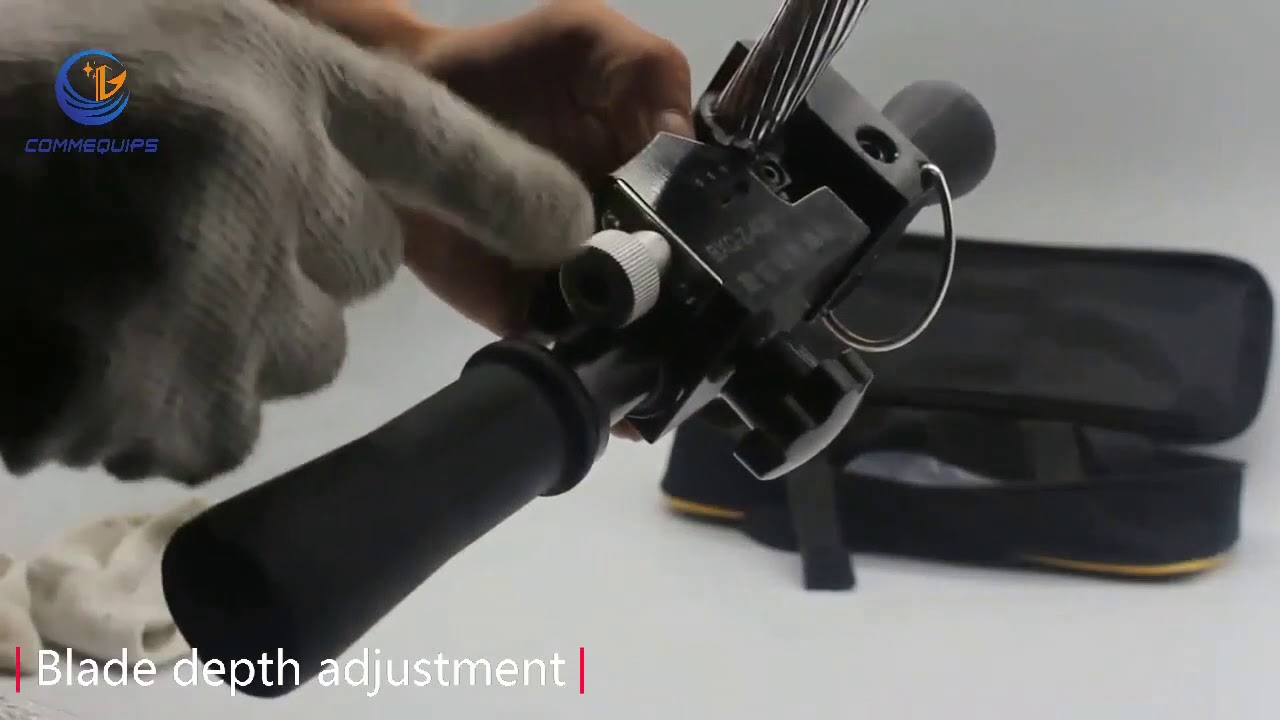 Operation and function of BXQ Z 40B 12-40mm electric cable stripping tool