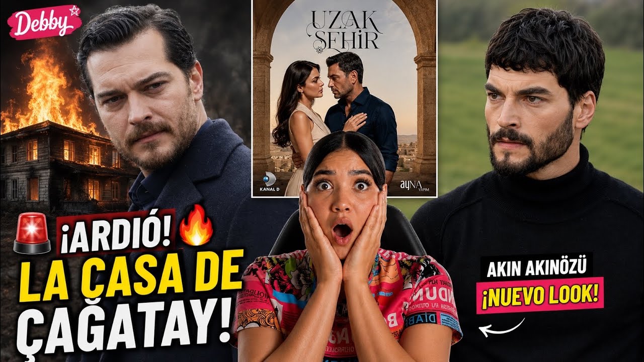 😱 ¡ARDIÓ la casa de Çağatay Ulusoy! Pelea en Uzak Şehir y Akın Akınözü IMPACTA 🔥 |series turcas
