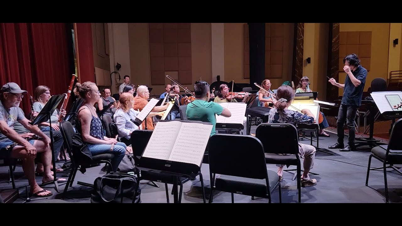 Maui Chamber Orchestra rehearsing Beethoven's Symphony No. 2 (May 4, 2022)