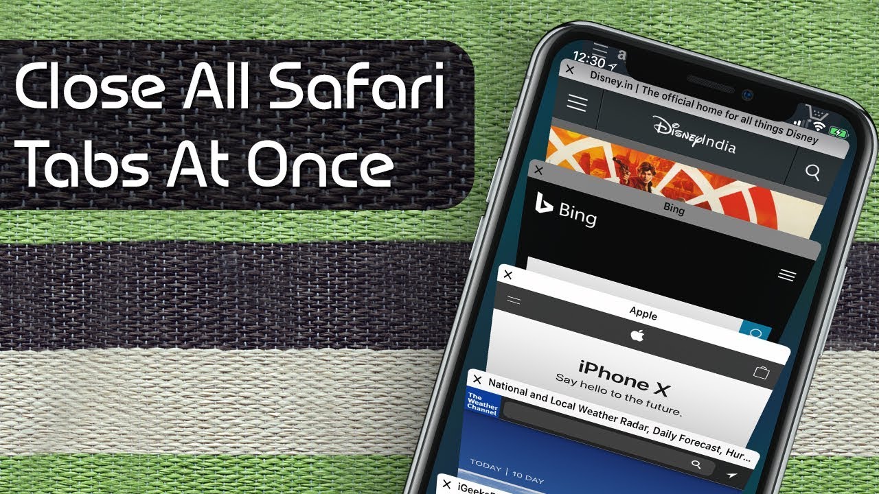 close safari tabs on iphone 12