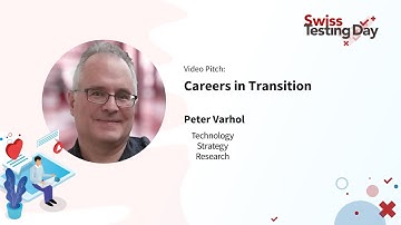 Swiss Testing Day 2020 | Videopitch with Peter Varhol