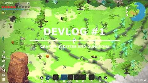 Nimoyd Indie Game Devlog #1 - Crafting, Generated Cities and Dungeons