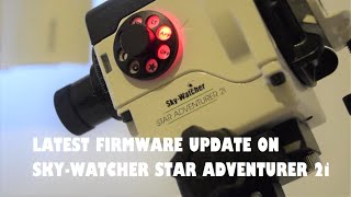 HOW TO UPDATE FIRMWARE ON SKY WATCHER STAR ADVENTURER 2i | Complete guided walkthrough with all step screenshot 2