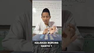 HALALKAH BURUNG HANTU ? #shorts #shortvideo #ustadzdidinnasrudin
