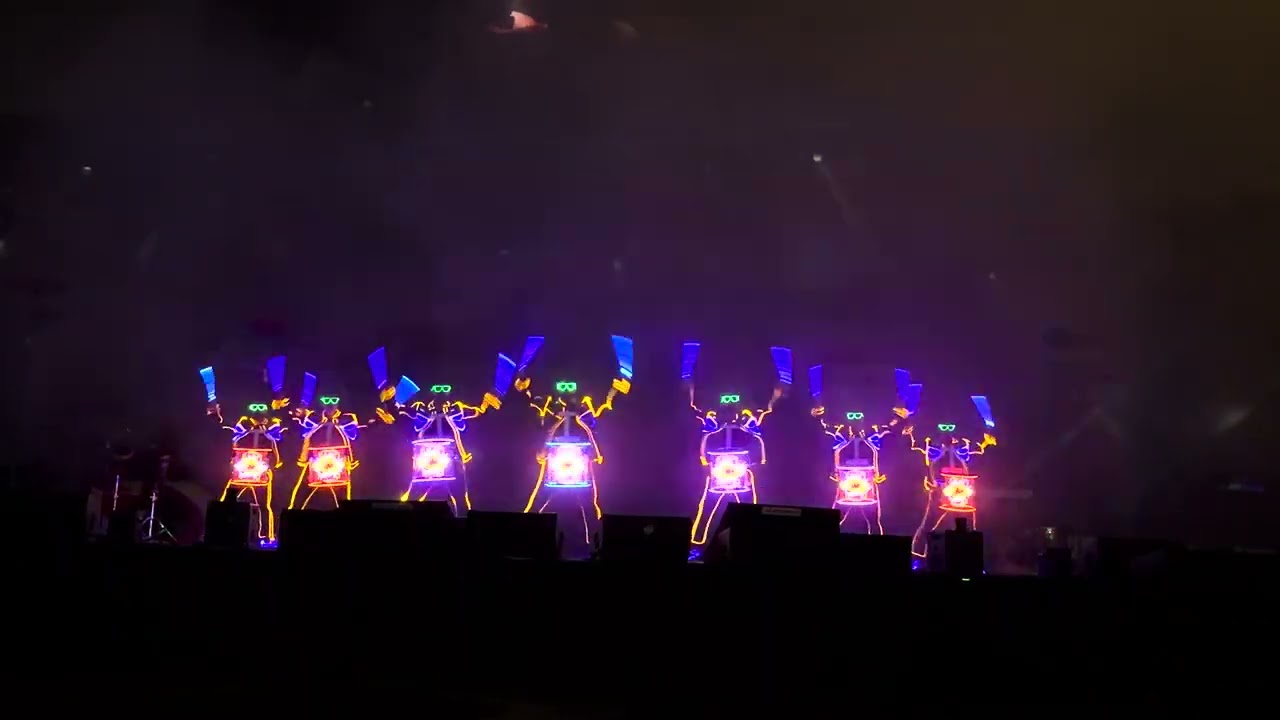 Bride and Groom Entry by SKELETON DANCE CREW With LED DRUMMERS