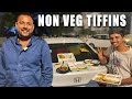 Non Veg Tiffins till Midnight | Hyderabad Non Veg Breakfast | poori Kheema Street Byte Silly Monks