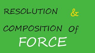 Details Resolution & Composition Of Force Update