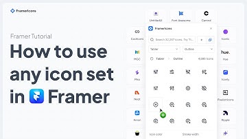 How to use any icon set in Framer