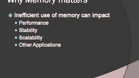 Why Memory Matters For Developers | Redgate