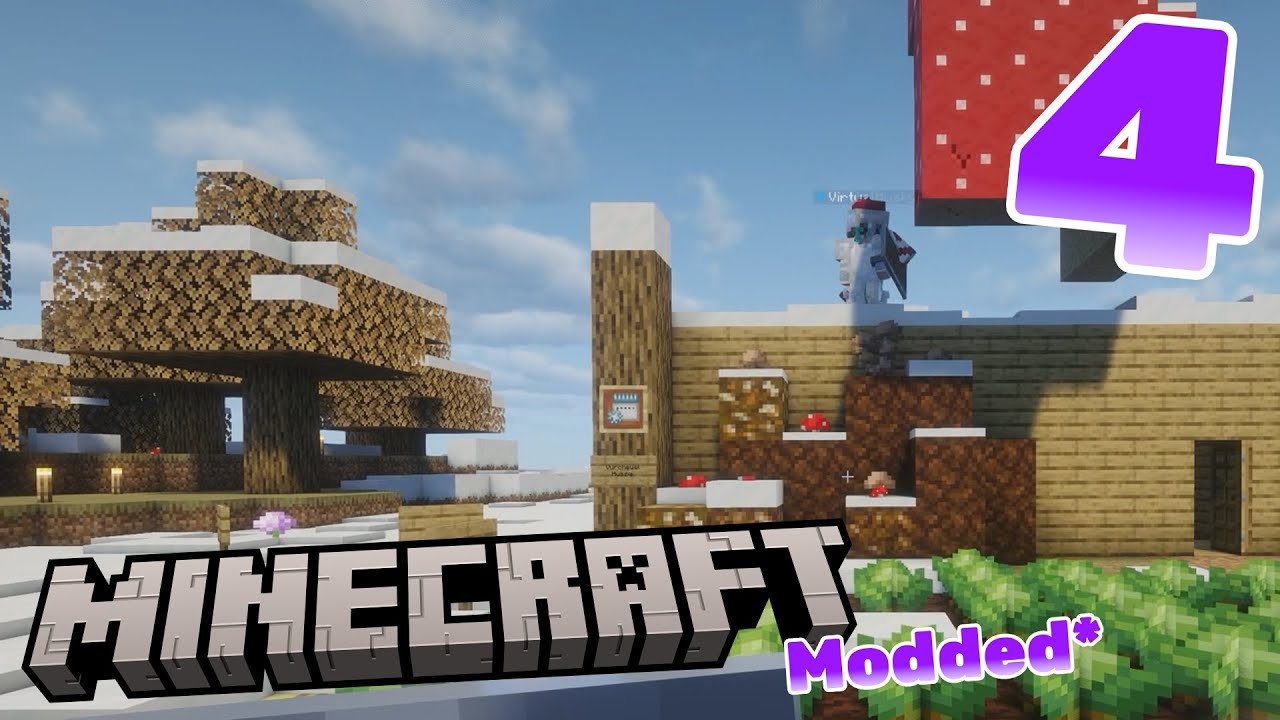 Minecraft Husky Mod Modded Minecraft w/ Virtual Husky (PC) | Part 4 - YouTube