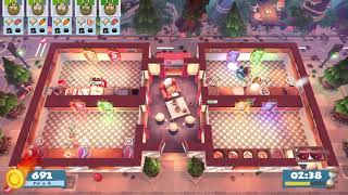 Overcooked 2 [World Record] Campfire Cook Off Kevin 1- 2 players - Score: 2287