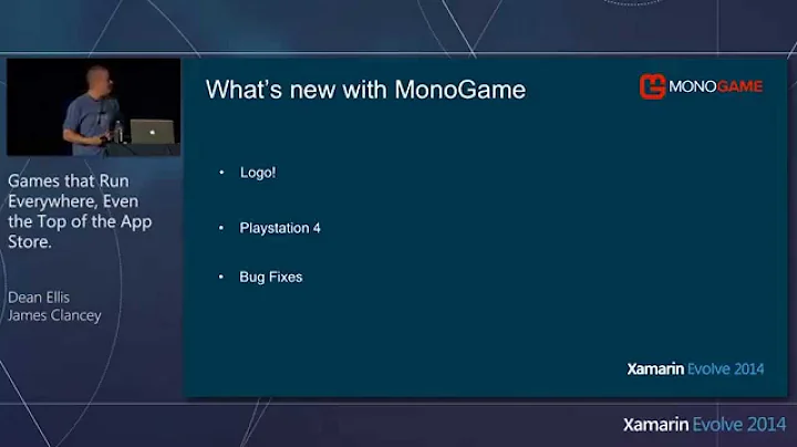 Xamarin Evolve 2014: Games that Run Everywhere, Even the Top of the App Store - Clancey & Ellis