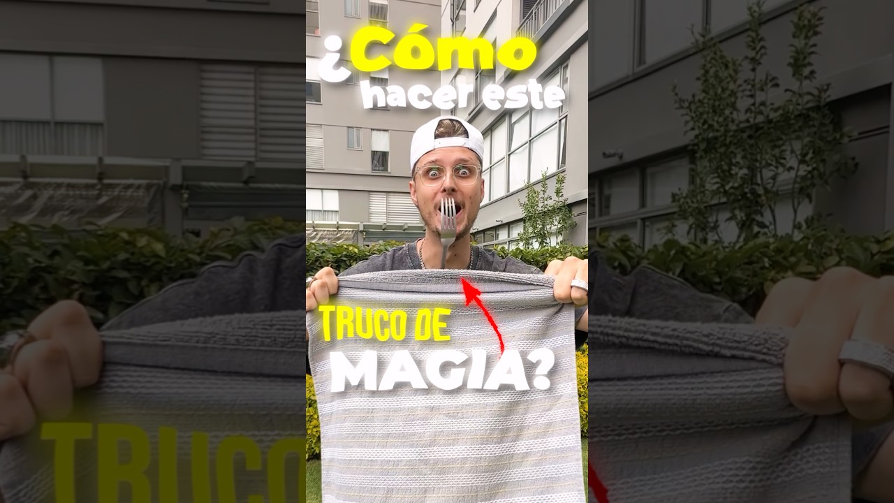 ASÍ HICE ESTE TRUCO DE MAGIA 😱😳🥵