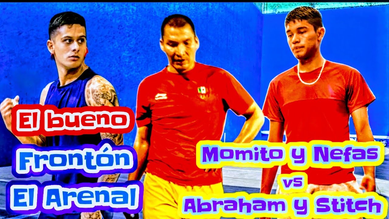 tregua estelar Abraham y Stitch vs Momito y Nefas Frontón Arenal tercer partido