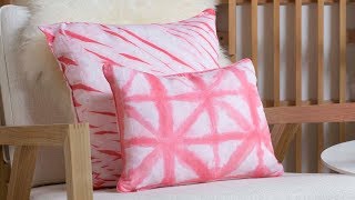 How to Make Shibori Pillows | Sunset