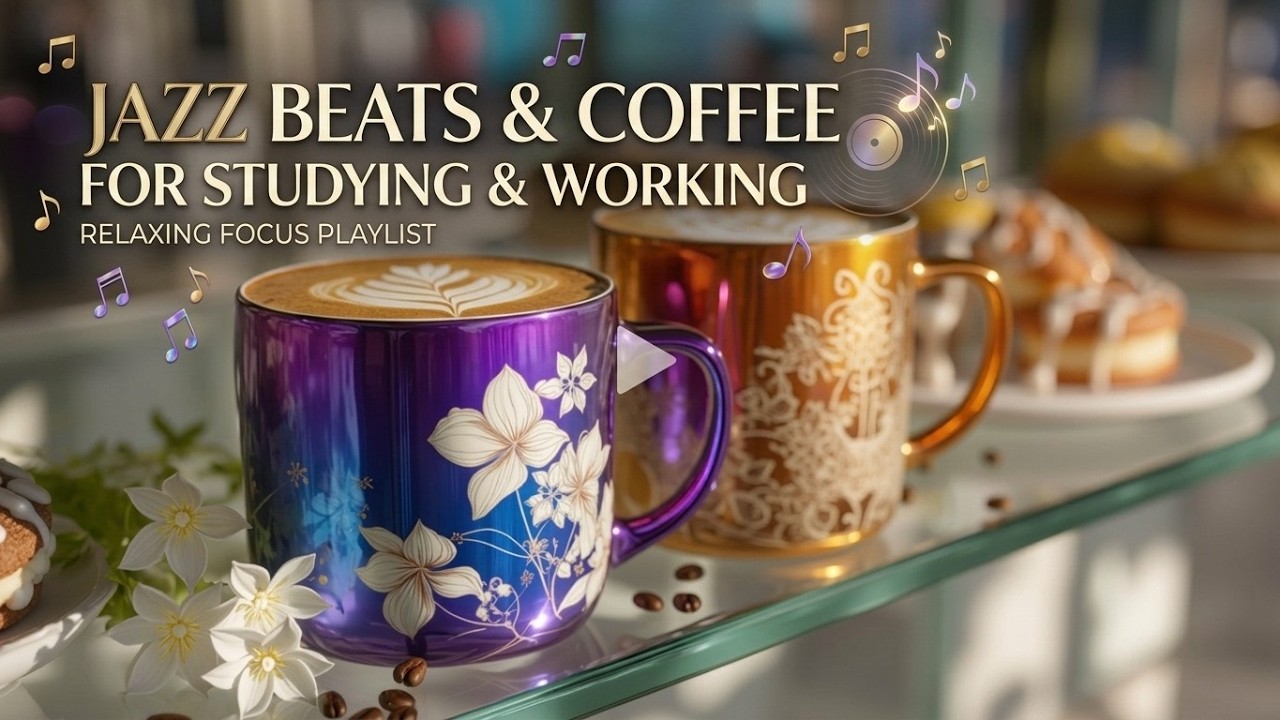 Morning Coffee Jazz ~ Relaxing Bossa Nova for Work & Study Sessions ...