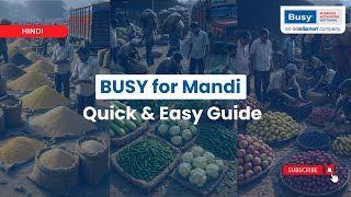 Complete BUSY for Mandi Setup | Auction, Trading & Reports | Hindi screenshot 3
