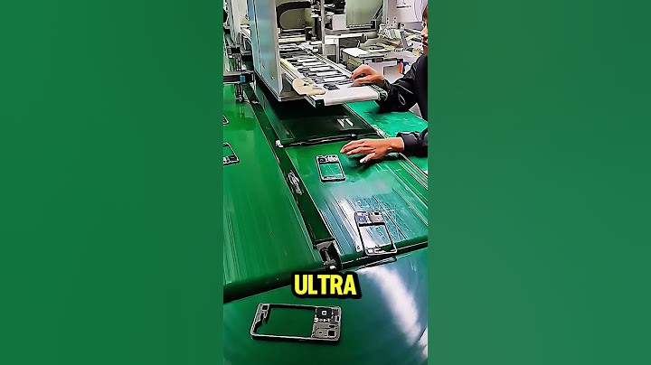 Voici à quoi ressemble l’intérieur d’une usine fabriquant des téléphones ! #usine #telephone