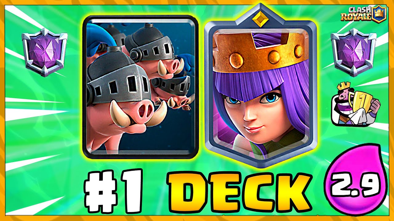 Best Royal Hogs Cycle Deck With Archer Queen In Clash Royale🏆 YouTube