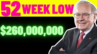 Warren Buffett Just Bought $260m Of This Stock At It's 52 Week Low! | Should We Also BUY?! |