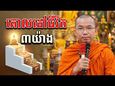 គោលដៅជីវិត ៣យ៉ាង - ជួន កក្កដា ទេសនា - Choun kakada 2026