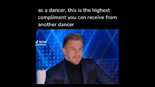 derek hough as a dancer , this is the highest compliment you can receive from another dancer 2023