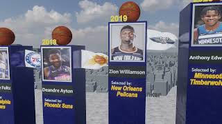 NBA Draft #1 Picks Every Year 1947-2022 |Animated in 3D HD|