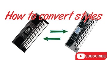 How to convert styles from Yamaha to Korg Pa900 - How to create styles for Korg Pa900