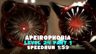 Roblox Apeirophobia Chapter 2 Level 24 [Part 1] Speedrun 1:59 Solo