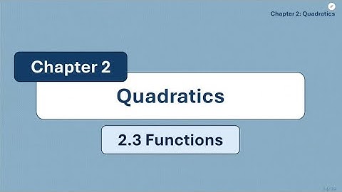 Functions and Finding Minimum Values | Edexcel Pure Maths AS/A Level | P1
