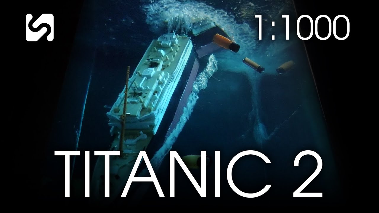 Момент распада и крушения Титаника / Resin Art