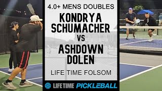 4.0+ Life Time Men's Doubles - Kondrya/Schumacher v Ashdown/Dolen