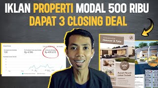 MODAL 500 Ribu Iklan PROPERTI Dapat 100 Lead & 3 Closing | Bongkar TRIK Meta Ads untuk Properti screenshot 4