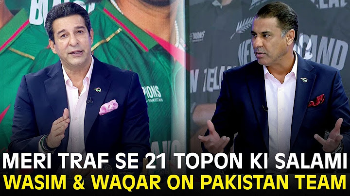 Meri Traf Se 21 Topon Ki Salami | Wasim & Waqar on Pakistan Team | #BANvNZ | #ChampionsTrophy | ZA1F