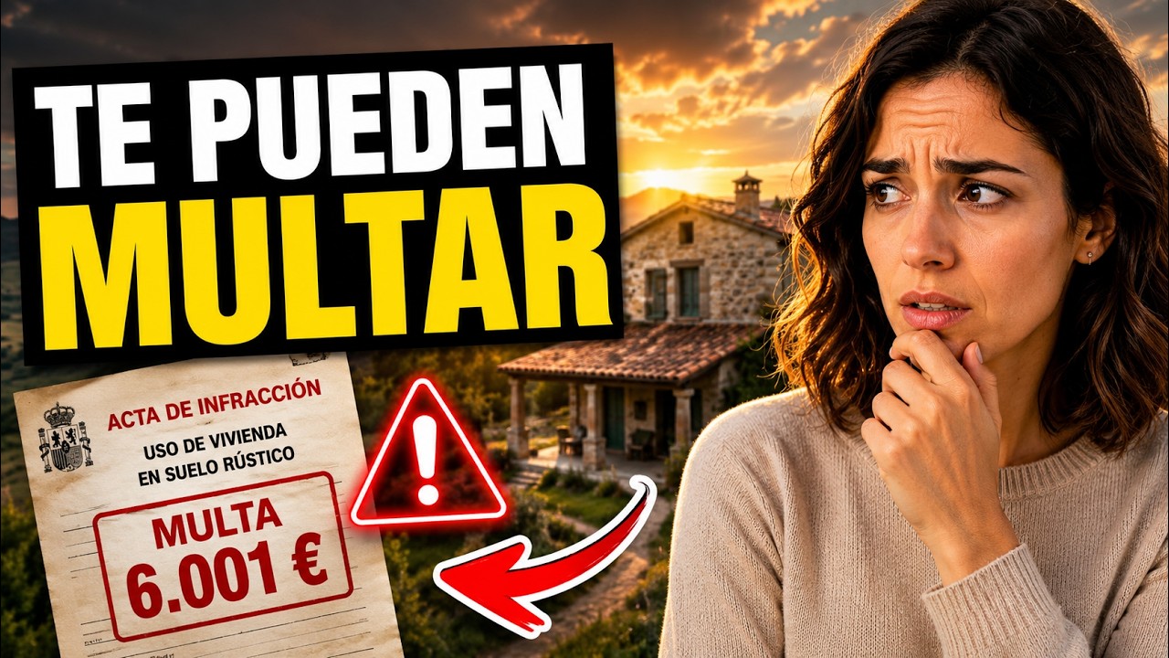 ¿Te pueden multar por vivir en una finca rústica? Lo que sí y lo que no puedes hacer