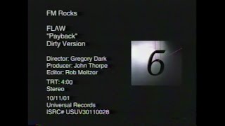 FLAW - PAYBACK "DIRTY VERSION" / VHS RECORDER - UNIVERSAL RECORDS 2001