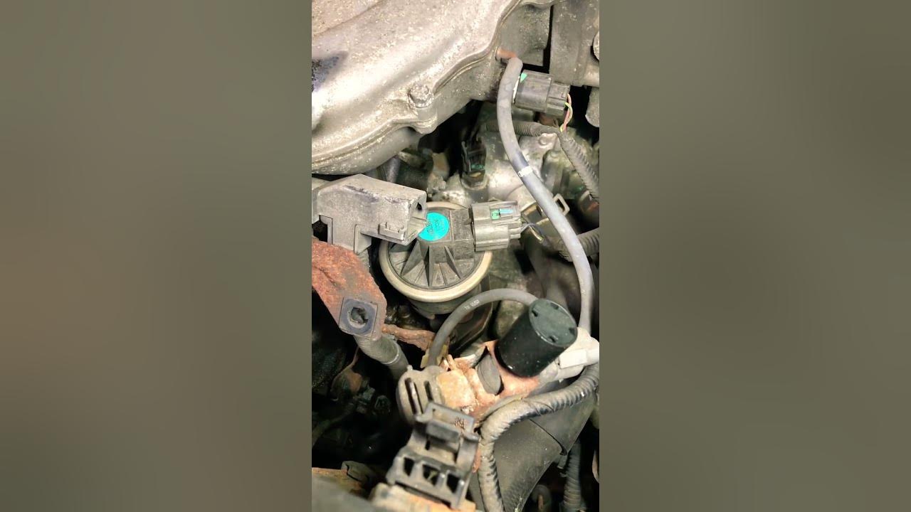 08 Honda Odyssey egr valve location - YouTube