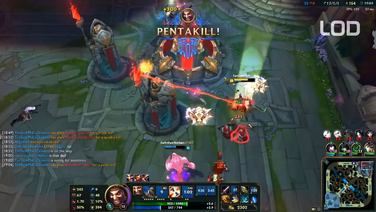 Draven Montage Tai Draven   Best Draven Plays   League of Legends