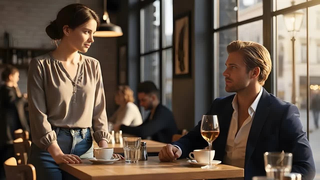 „Kann ich mich hier hinsetzen？“, fragte die alleinerziehende Mutter — „nur wenn du auch isst“, s