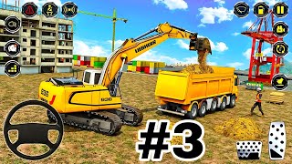 Highway Road Builder Construction Truck - Heavy Excavator Loading Simulator 2022 - Android Gameplay screenshot 4