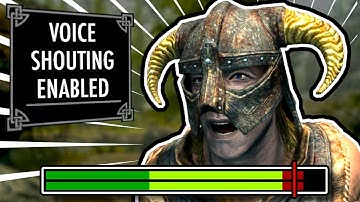 Skyrim But I Use My VOICE To Shout