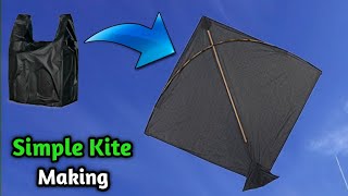 How to Make Kite at Home | Using plastic Carry Bag | Perfect Kite Making | The Mj