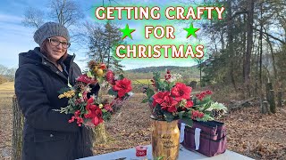 A QUICK CHRISTMAS CRAFT | Christmas, DIY, craft, crafting meditation, art, artwork, coloring, ASMR |