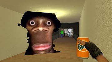 POV HERE IS AUUGHH BALDI SELENE AND MANY BOTS!! #garrysmod100k   #garrymod