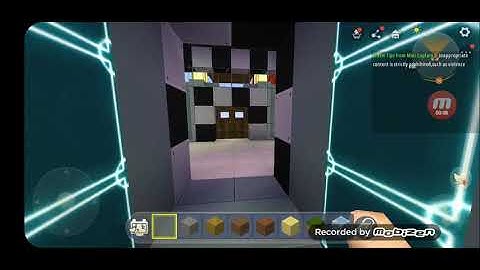 Mini World Block art Lift Elevator