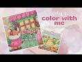 Relax &amp; Color with Me using Alcohol Markers &amp; Acrylic Markers | Hygge Nature | Sui Sui