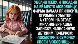 видео: Приняв на должность любовницу вместо жены,он начал терять состояние.Но детская записка все изменила. картинка: Приняв на должность любовницу вместо жены,он начал терять состояние.Но детская записка все изменила.