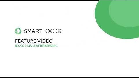 How-to | Block e-mails after sending (EN)