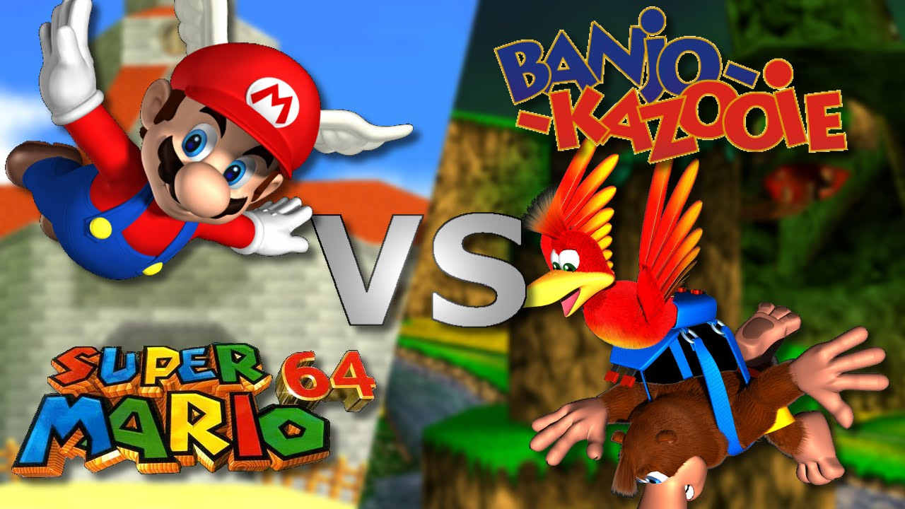 Super Mario 64 vs Banjo Kazooie Which one is better   Octopus Joey